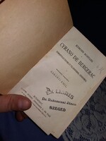 Antik cc.1900 Rostand: Cyrano de Berguerac Dráma 5 felvonásban Ábrányui Emil fordítása LAMPEL RÓBERT