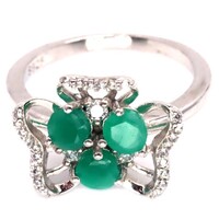 52 es Valodi Smaragd 925 Ezust Gyuru