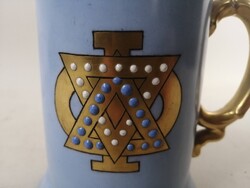 ARTEFACT MAÇONNIQUE ANTIQUE - BLANCHE HIBBS 1911 - ANTIK SZABADKŐMŰVES DÍSZTÁRGY