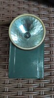 Old Retro CZM DOM GOS portable battery lamp flashlight flat approx. 1970s