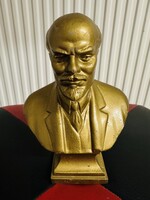 Lenin fémötvözet mellszobor,