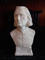Liszt Ferenc kézműves gipsz brüszt