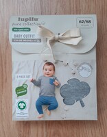 Lupilu biopamut baba együttes/ pizsama - ÚJ (62-68 méret)