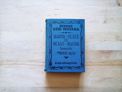 Dr Honti Rezső : Magyar - olasz, olasz – magyar szótár (Schenk sorozat)