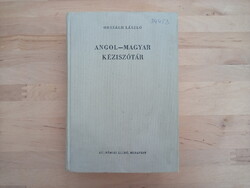 Országh László : Angol-magyar kéziszótár újszerű