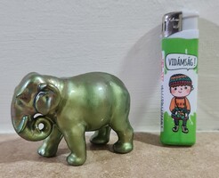 Zsolnay eozin antik miniatűr elefánt