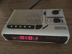 Retro Osaka ébresztő órás rádió vezetékes ill. elemes