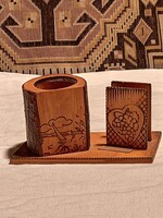 RETRO BALATONI VITORLÁS GYUFA ÉS CIGARETTATARTÓ (G13)