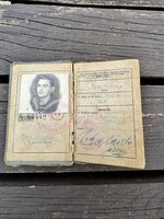 Matróz katonai igazolvány