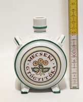 Zsolnay "Mecseki Gyógyitóka" porcelán kulacs (3496)