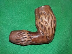 Antik barázdált cserép pipafej, állapotba a képek szerint