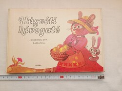 Könyv 040 - Húsvéti hívogató Somorjai Éva rajzaival   Móra 1983 leporelló meséskönyv