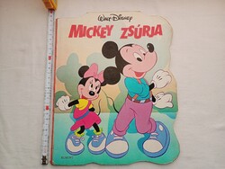 Könyv 035 - Walt Disney - Mickey zsúrja - keménytáblás hajtogató lapozó mesekönyv