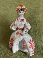 Orosz porcelán figura, dísztárgy