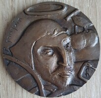 Farkas István Béla  Paul Gauguin bronz plakett