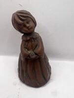 Régi kerámia figura, KG szignóval. 6343
