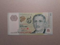 Szingapur - 5 Dollar 2013 UNC polymer