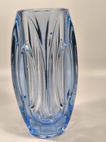 Rudolf Schröter design Cseh üveg váza 20cm Ü3