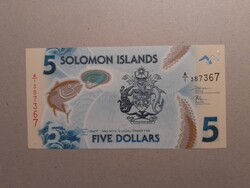 Salamon szigetek - 5 Dollar 2019 UNC polymer
