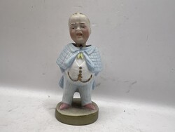 Régi kerámia figura, öltönyös úr. 6313