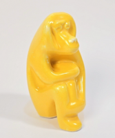 Gádor István (1891-1984) - Pávián  /art deco - modern stílusú kerámia szobor