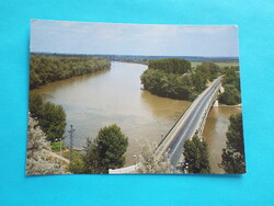 Képeslap (44) - Tokaj - Tisza-Bodrog torkolata 1980-as évek - (Foto: Kiss Antal) - díjjegyes