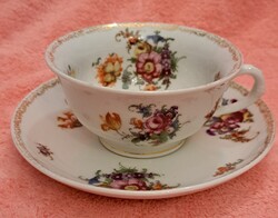 Antik porcelán teás csésze tányérral 2 (L5633)
