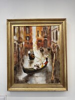 Velencei - Olajfestmény