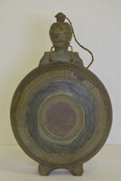 Régi, antik flaska, fa kulacs A083