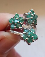 54 es Valodi Smaragd 925 Ezüst Gyürű