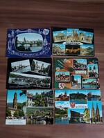 6 db lap egyben, Németország, Frankfurt am Mein, Munchen,Passau,Heidelberg,Regensburg,, használt