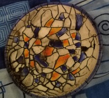 Iparművészeti falitál/tálka :Krajtsovits Margit