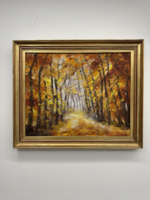 Őszi Természet - Olajfestmény