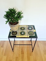 Vintage Mosonyi Mária csempe asztalka, LV 1143