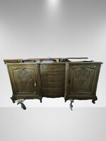 Faragott sokfiókos tálaló (középfiókos)