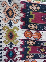 Vintage kilim gyapjú kézi szövésű szőnyeg kárpit