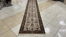 3911 Hindu Herati kézi gyapjú perzsa futó szőnyeg  85X400CM Ingyen Futár