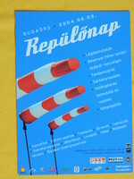 Reklám képeslap / Repülőnap Budaörsön