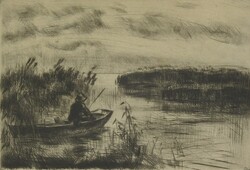 Iván Szilárd (1912-1988) : Balatoni pecás