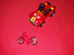 SZÉP ÁLLAPOTÚ LEGO® CITY építőjáték autó és kerékpár EGYBE a képek szerint