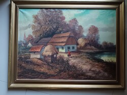 Böröczky Ferenc olajfestmény