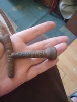 Antik jelzett koporsókúlcs