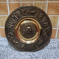 Kopcsányi Ottó Tervezte Zodiákus Bronz Falitányér