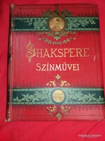 1873 Csiky Gergely : Shakespeare színművei Történelmi Színművek I. KÉPEK SZERINT RÁTH MÓR