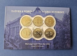 2021. évi 75 éves a Forint első napi veret!