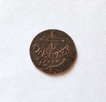 1/4 Krajcár / Kreuzer 1816 S.