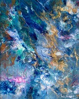 FluidArt absztrakt festmény
