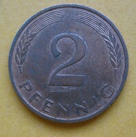 NSZK 2 pfennig 1992 J (B79)