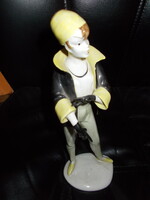 Art Deco Unterweissbach - Porcelán Női Figura - Szignált Kurt Steiner