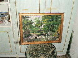 Szignózott olaj festmény